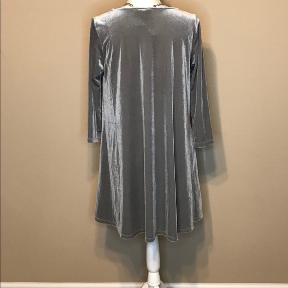 💕PRICE DROP 💕 Velvet 3/4 Sleeve Top/Dress - Picture 2 of 4